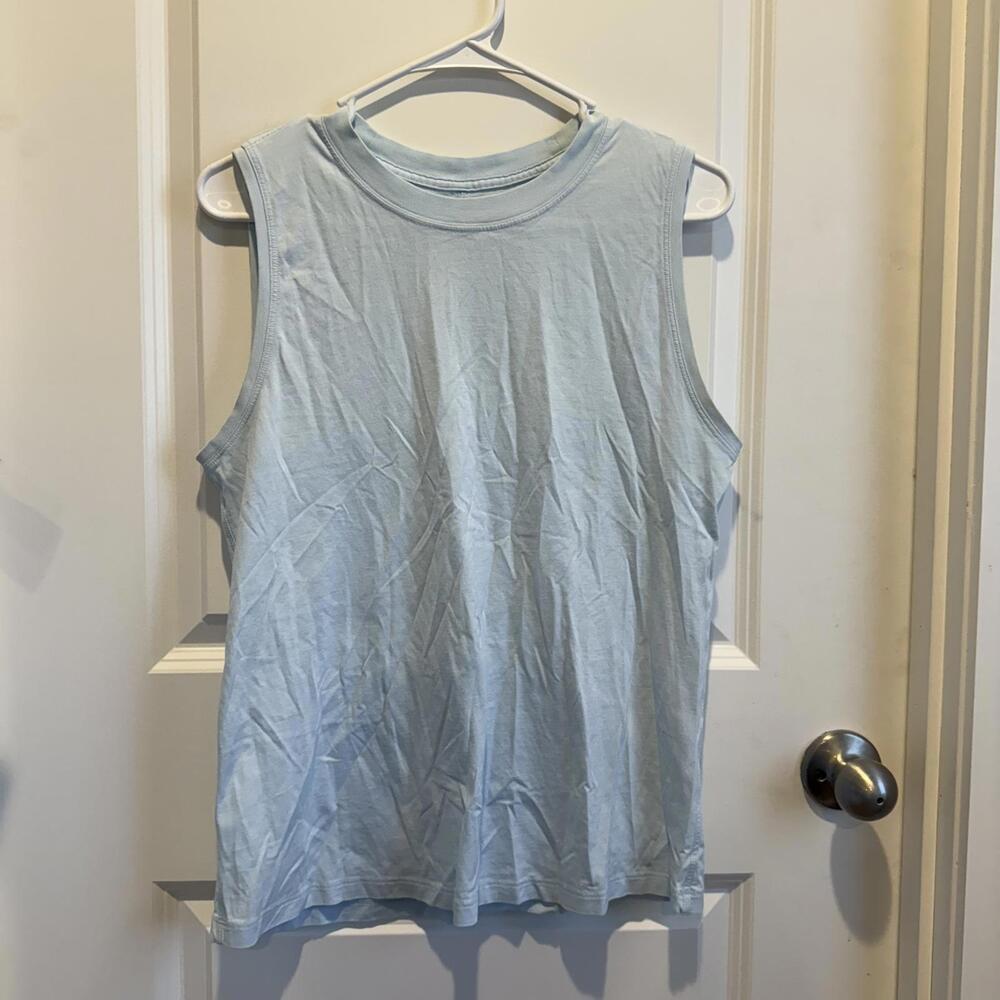 Lululemon Womens Light Blue Sleeveless Tank Top Size Small